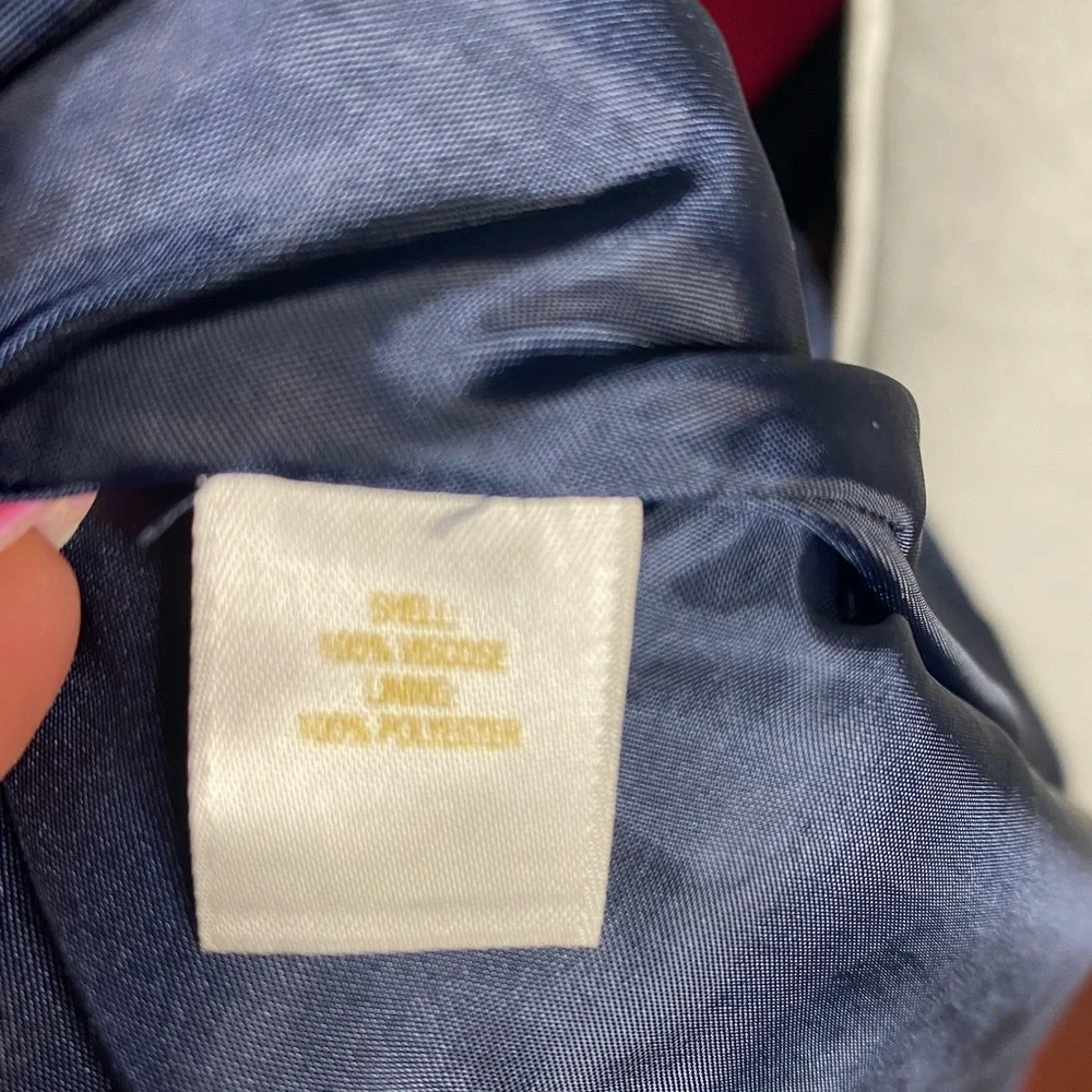 Kate Spade “Skirt the Rules” Blue Polka Dot Skirt (4) - Picture 4 of 4